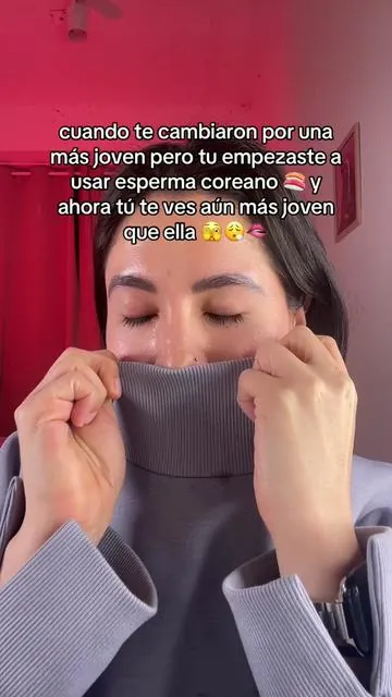 AJAII no que no ?? Ya solo consumo esperm4 de los coreanos en salmon 🍣 y rejuvenecio 10 años WQOQW! #pielbonita #cuidadodelapiel #skincare 