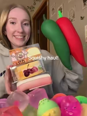Squishy haul! #squishy #asmr #fidget #fyp #satisfying 