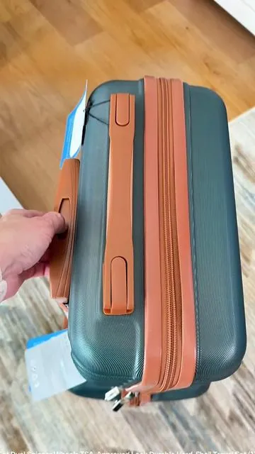 AAIVV 4-Piece Luggage Set Expandable ABS Travel Suitcase Set Dual Spinner Wheels TSA-Approved Lock Durable Hard-Shell Travel Set (13/20/26/28 Inches) Top Back-to-School Gift Choice ✈️  I’m not overpaying for luggage anymore—this affordable 4-piece set just makes sense for family travel, whether it’s weekend trips, vacations, or finally getting organized for stress-free travel. This set just Looks so out together and old money style too! #tiktokshopcreatorpicks #refreshedlook #Greenish #affordabletravel #travelhacks