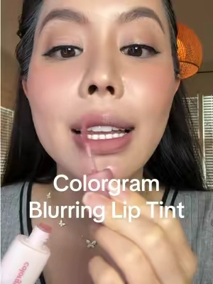 Lip blurring tint that makes your looks like like AI! @Colorgram US #colorgram #koreanliptint #liptint #mattelips #kbeauty 