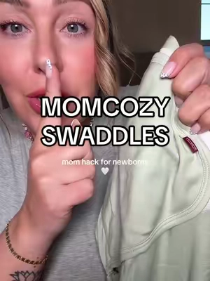 Better sleep for everyone by not having to JOLT the baby awake by ripping apart Velcro 😅 #momcozylife #swaddle #newbornswaddle #swaddleblanket #tiktokshopspringglowup @Momcozy Official 