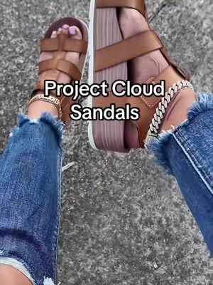Soft, leather + cloud-like comfort = your new everyday essential 🤍 These Project Cloud sandals are giving effortless, elevated, and made to last… but don’t wait—everyone’s about to be on these 👀✨ #projectcloud #projectcloudsandals #summersandals #tiktokshopcreatorpicks #platformsandals 