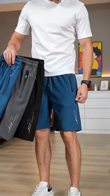 Perfect athletic shorts for summer! I don’t think they will have this price for long 😳 #springglowup #mensclothing #3pieceset #athleticshorts #workoutshorts 