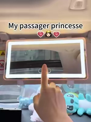#carvisorvanitymirror #caraccessoriesforwomen #girlcar #carmirror#pink