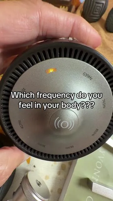 Which of the 8 frequencies do you feel in your body? Whatever mood you’re in, there’s a frequency. Deep meditation, calm, relaxing, or concentration.  This is like a remote control to my nervous system.  #frequency #vibration #soundhealing #528hz #432hz 