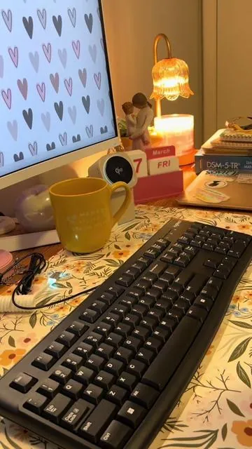 POV: you finally upgrade your desk setup and it just hits different🥹🔥⌨️the Aula S99 keyboard is THAT girl. Creamy silent marshmallow typing sounds, aesthetic RGB, and perfect for work from home, gaming, in office, or content creation. 💻🎮 if you've been looking for a budget mechanical keyboard that sounds good and looks good...this is it👏🏾 #aulas99 #mechanicalkeyboard #keyboardasmr #techtok #typingasmr 