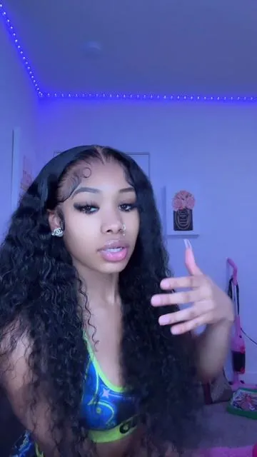 Deep wave wig from @Bling Hair Fashion 😍🤏🏼 #fyp #foryoupage 