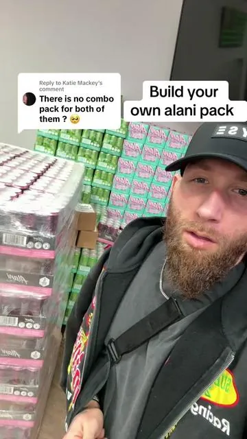 Replying to @Katie Mackey Build your  own alani pack #alani #energydrink #fyp 