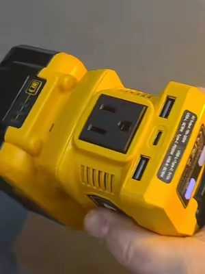 Azocek 220W Power Inverter for DeWalt 20v or Milwaukee 18v Batteries. This is a no brainer. #azocek #azocekinverter #powerinverter #milwaukee #dewalt @Azocekofficial 