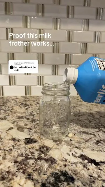 Replying to @guest729405am takes 35 seconds for the perfect froth 🥰 #milkfrother #coldfoam 