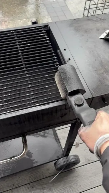 Whoever invented this deserves a raise #springsale #grillcleaner #grill #grillcleaner #brush 
