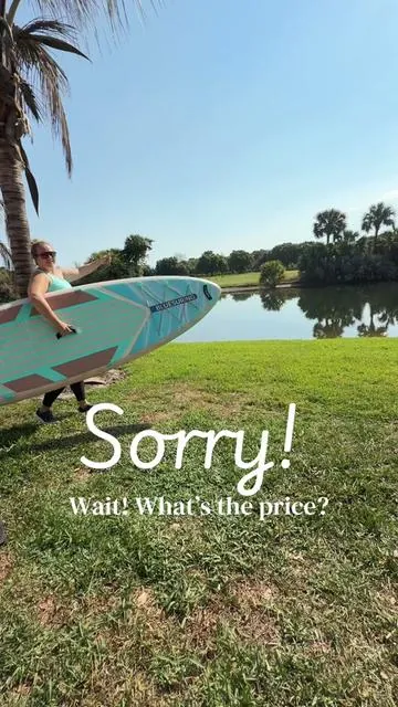 This affordable inflatable paddle board with C is perfect for beginners and families. Use it as a stand-up paddleboard or convert it into a kayak with the included seat and paddle attachment. Comes with everything you need, including the pump, fins, dry bag, and waterproof phone holder. Lightweight, stable in perfect for lake, beach, or boating days @OhooShow #paddleboard #inflatablepaddleboard #summermusthaves #tiktokshopspringglowup #tiktokshopcreatorpicks 