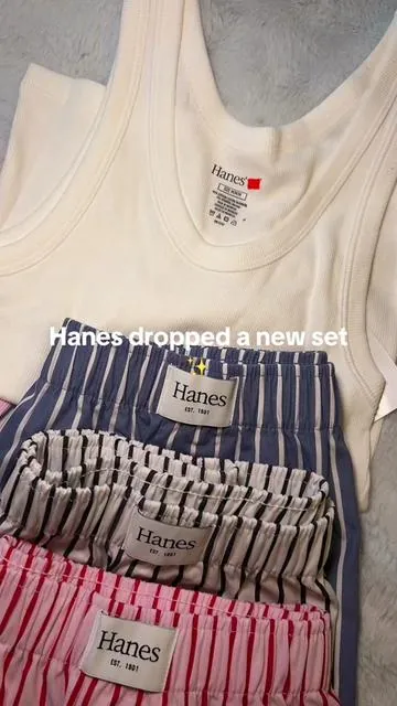 @Hanes Boxer shorts + tank ✨🌱 #hanesoriginals #hanes #loungewear #comfyclothes 