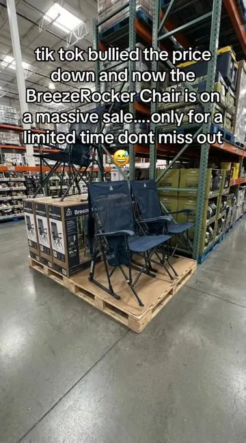BreezeRocker chair #tiktokshopcreatorpicks 
