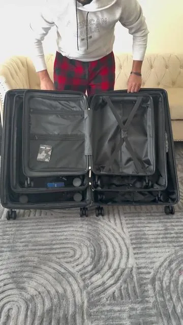 Luggage set,Expandable Luggage set,TSA Lock, Travel luggage set,Suitcase,Abs PC Hard Shell Luggage.YQ Travel  #luggageset #luggage #TSA #tiktikshopcreatorpicks #tiktikshop 