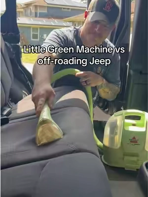 Thank you to my mans for cleaning out my muddy jeep (heap)!  #deepclean #cleaning #CleanTok #satisfying #dirty  Upholstery cleaner. Little green machine. Car deep clean. Car seat cleaning. Car seat deep clean. Satisfying deep clean. Husband cleaning. Dirty car. Jeep life.