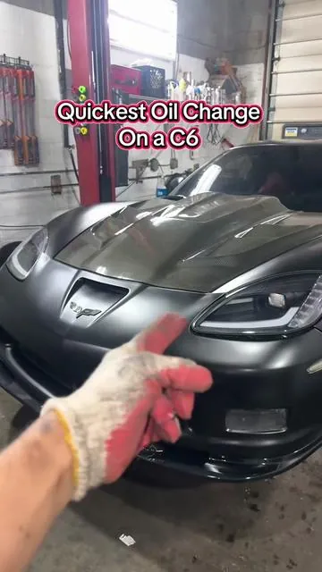 Oil change kit makes my life so much easier and cleaner  #carsoftiktok #corvette #mechanic #carparts #toolsofthetrade 