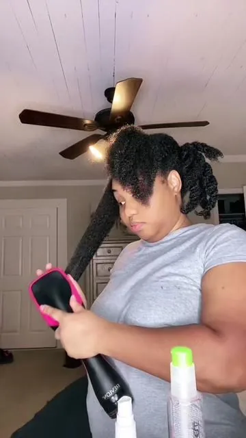 #blowoutathome #hairtransformation #blowdryer #blowdryerbrush #blowout 