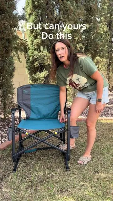Create a relaxing outdoor setup with a chair designed for comfort. The Timber Ridge Flow Motion Rocker offers a smooth, gentle rocking motion that’s perfect for patios, porches, camping trips or evenings in the backyard. A great choice when you want to unwind and enjoy time outside. #outdoorrelaxation #patiosetup #ad #backyardvibes #campingcomfort 