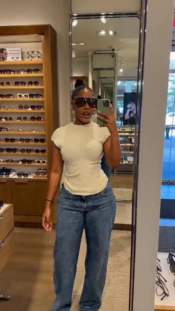 Tell me why I look richer with these on… #glowupseason #outfitinspo #tiktokshopspringglowup #styleinspo #dailylooks 