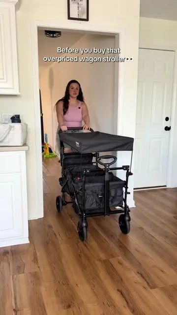 All the kids in one spot where you can see them ✨#wagonstroller #vevorwagonstroller #momfinds #toddlermomsoftiktok 
