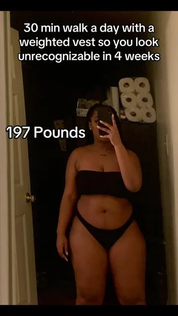This didn't happen over night, but staying consistent has made all the difference.💪🏾😮‍💨 #Fitness #fitnessjourney #weightloss #weightlosstransition #weightedvest 
