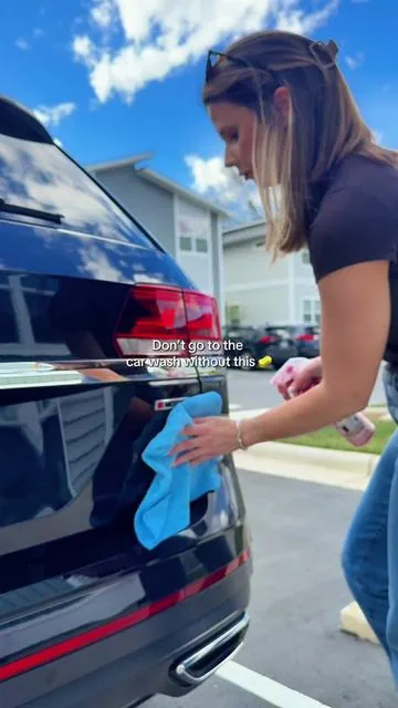this is the step your car wash skips every single time… 😅 5 minutes and it actually looks detailed instead of half done. i keep this in my trunk and use it every time i leave the wash car cleaning kit, car detailing at home, interior car cleaner, tire shine, car hacks #cleancar #chemicalguys #cardetailing #tiktokshopcreatorpicks 