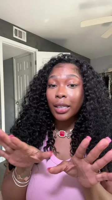Afterblack Burmese Curly Glueless Half Wig🦋 #burmese #gluelesswig #fyp #hairtoks #curlyhairstyles @After Black Hair Shop @After Black Hair Shop 