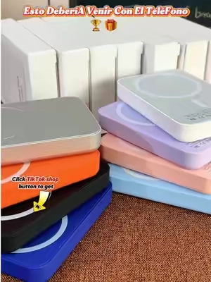 Colócalo, aléjate y sigue con carga.Sin cables, sin estrés.#PowerBank #CargadorPortátil#FastCharge #TikTokHolidayHaul#TikTokShopSpringGlowUp 