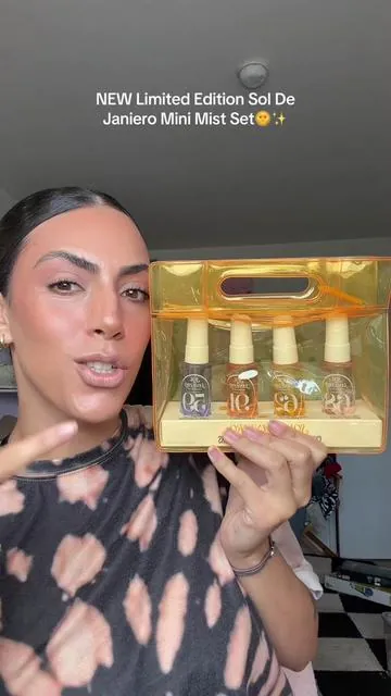 This is EASILY the best bundle set I’ve seen from @Sol de Janeiro and it’s just in time for spring and summer! It includes their newest sol de janiero 91 scent! This would make for the perfect gift! #soldejaneiro #soldejaneiroperfume #soldejaneirocheirosa #bodyandhairmist #tiktokshoprestock 