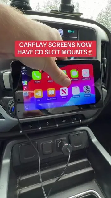 CarPlay screens now have CD Slot Mounts! #cdmount #cdslotmount #carplayscreen 