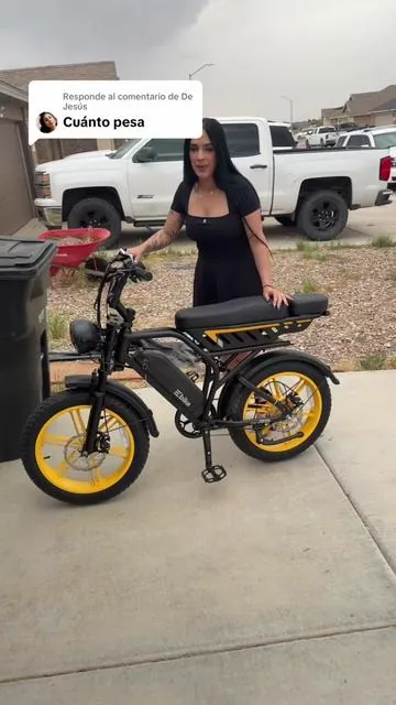 Respuesta a @De Jesús bicicleta electrica para adulto doble bateria #tiktokshopcreatorpicks #TikTokShopSpringGlowUp #outdoors #electricbike #ebike 