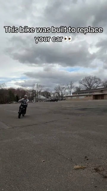 This bike was built to replace your car 😮‍💨 #ebikelife #ebike #electricbike #ebiketiktok #ebikestyle 