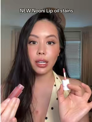 New nooni lip oil stains. This one in Apple Vanilla is Stunning!! @nooni #lipoil #lipstain #koreanliptint #lipstainviral 
