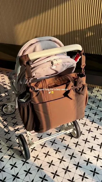 New in alert🤎💫🍼 Our diaper bag now comes in even more new colors 🫶🏻#refreshedlook #diaperbag #whatsinmybag #momlife #momhack 