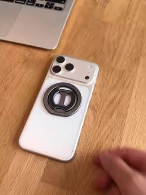 This phone holder does way more than you think #phoneaccessories #magneticphonestand #phoneholder #phonestand #contentcreator 