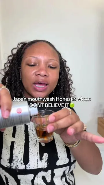 WAIT! What?! #whiteningmouthwash #mouthwash #japanesemouthwash 