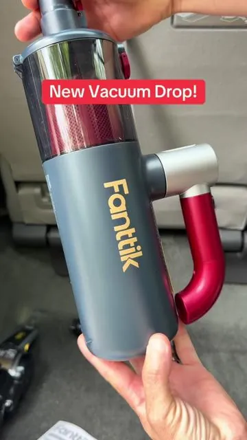 Compact 4 in 1 vacuum cleaner with rotating handle and LED display delivers powerful cleaning for home car and hard to reach areas #greenish #tiktokshopspringglowup #fanttik #fanttikNewArrivals #refreshedlook 
