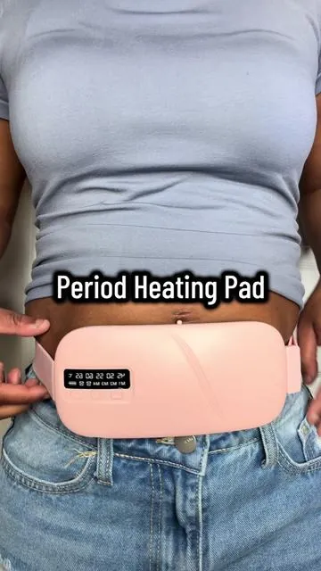 This wearable heating pad is perfect for period cramps ! 🔥🔥🥰🙌🏽 #heatingpad #wearableheatingpad #portableheatingpad 