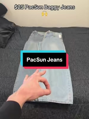 6’1 170 wearing size 32x32🔥 #pacsun #jeans #baggyjeans #tiktokshopmademebuyit #menswear 