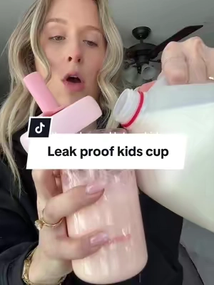 I’m tired of toddler cups saying they’re “leak proof” and by the third use, they’re 100% not leak proof 🙃 #kidscup #toddlermomlife #leakproof #momapproved 