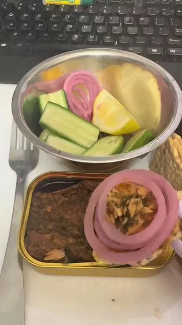 I’m so excited about the rest of the flavors but the red chimichurri will be a repeat buy!!  — Tinned fish, Fishwife, Toni Bravo, work lunches, wfh lunch ideas, Back to Nature crackers, ASMR chewing #fyp #fishwife #tinnedfish #tonibravo #CapCut 