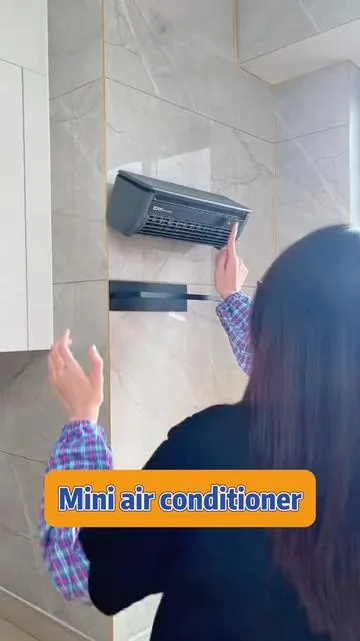 #fyp #coolingfan #summeressentials #portablefan #miniairconditioner 