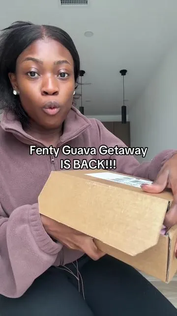 Fenty Guava Getaway is BACKKK😝 this is Fenty Skin Guava Goodiez🩷🩷#guavagetaway #fentybuttadrop #fentylipoil #fentynewarrivals #fenty 
