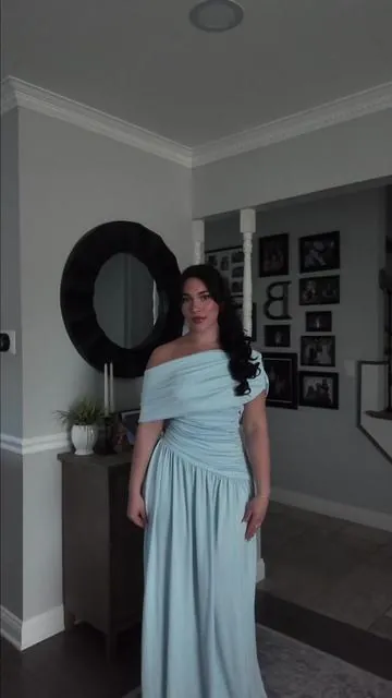 Found the perfect dress for my sisters bridal shower🌊🪼🫐 #dress #springdress #summerdress #weddingguestdress #formaldress 