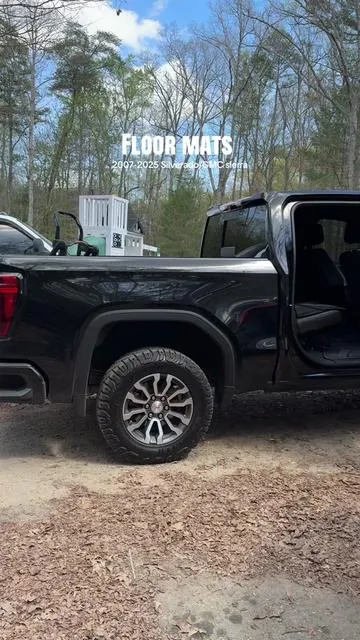 keep your truck clean without even trying 🙌 these actually fit 2007–2025 silverado & gmc sierra perfectly—no sliding, no gaps, just full protection from dirt, mud & everyday mess. #silverado #gmc #truckaccesories #floormats #carorganization 
