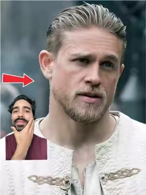 How to get the Charlie Hunnam hybrid goatee beard look for a stronger looking jawline #beard #goatee #beardtrim #beardtrimmer #shave 