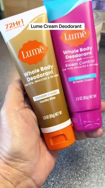 #lume #creamdeodorant #aluminumfreedeodorant #wholebodydeodorant 
