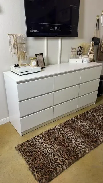 #dresser #bedroomfurniture #tiktokshopcreatorpicks #roommakeover #9drawerdresser 