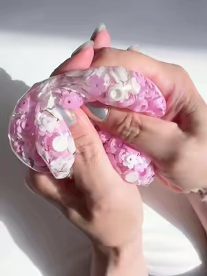 love this one 🌸☁️💫 @Pawtoto #squishy #fidgettoy #stressball 